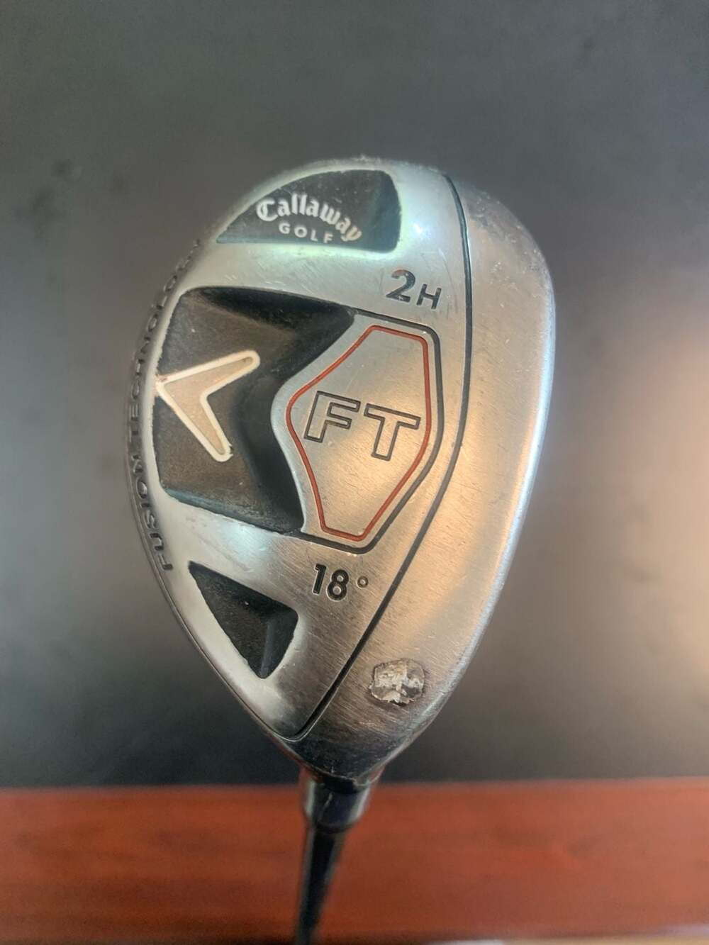 Callaway FT Fusion Technology 2H 18deg Hybrid w/ Fujikura Fit-On Graphite Shaft